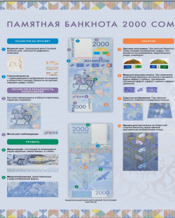 Памятная банкнота 2000 сом