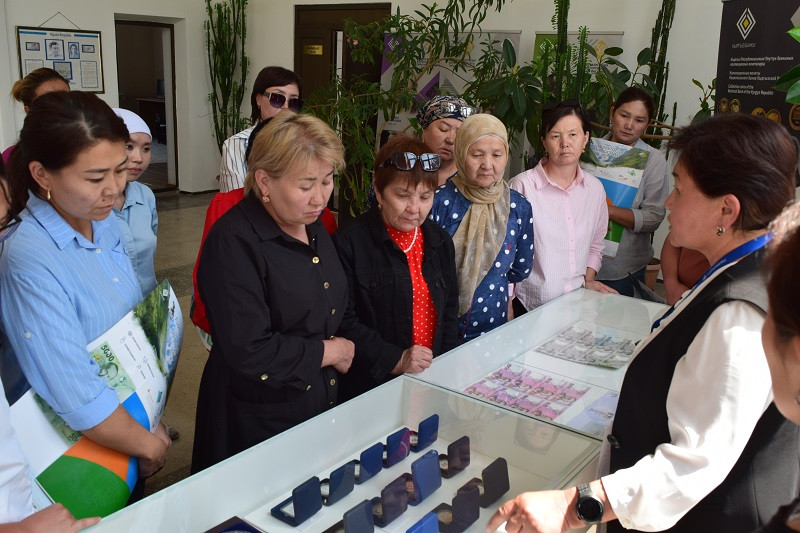 Лекция по финансовой грамотности для сотрудников Нарынской областной библиотеки